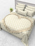 The White Moss Valentine Heart Winter comforter with 2 pillow covers